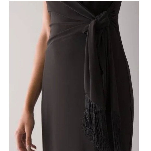 WHBM Nice Black Dress Med. - Picture 8 of 8